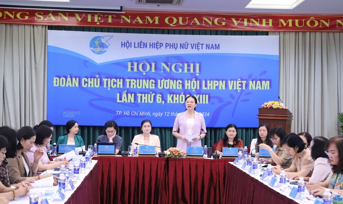 Chủ tịch Hội LHPN Việt Nam Hà Thị Nga: Chủ đề công tác Hội năm 2024 được thực hiện sáng tạo, đổi mới- Ảnh 1.