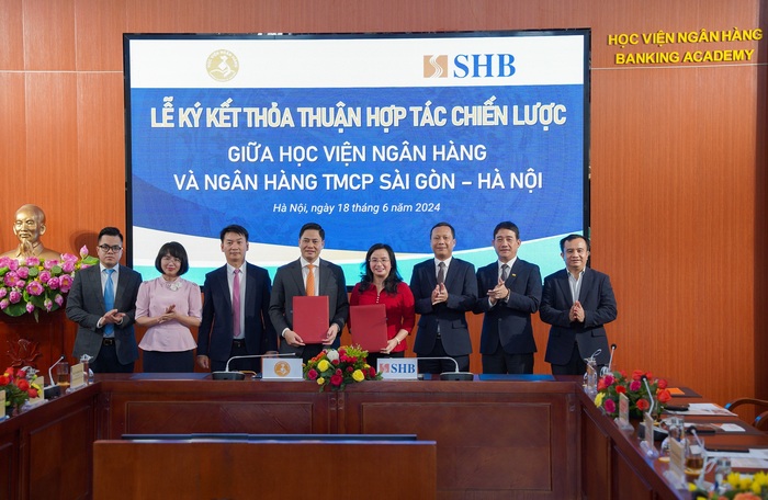 SHB và Học viện Ngân hàng hợp tác toàn diện phát triển nguồn nhân lực chất lượng cao- Ảnh 1.