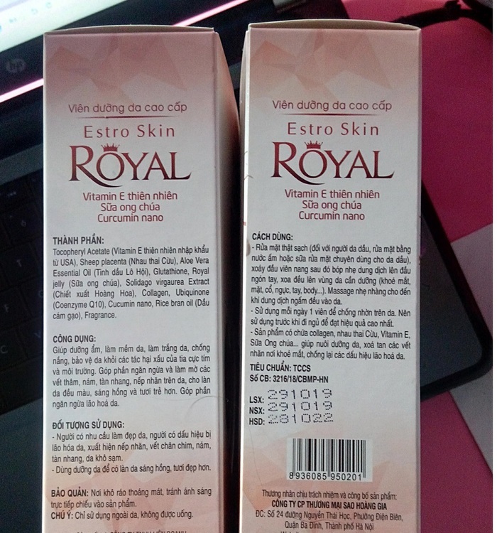 Đình chỉ lưu hành, thu hồi mỹ phẩm làm đẹp da Estro Skin Royal vì chứa nhiều chất cấm- Ảnh 1.