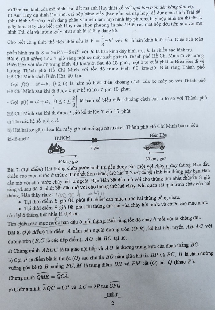 Kỳ thi lớp 10 THPT công lập TPHCM: Thí sinh than trời vì đề toán khó- Ảnh 2.