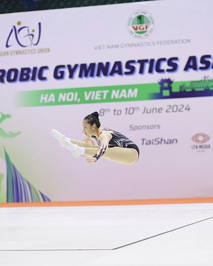 Các vận động viên aerobic hàng đầu châu Á tranh tài tại Hà Nội - Ảnh 15.