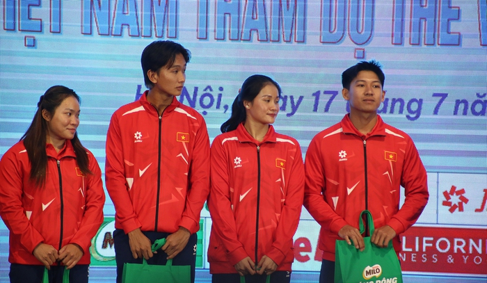 Lễ xuất quân Đoàn thể thao Việt Nam tham dự Olympic Paris 2024: Quyết tâm giành huy chương- Ảnh 8.