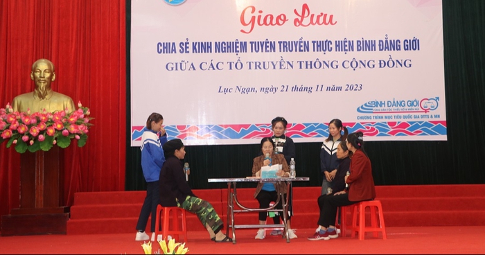 Nâng cao nhận thức về bình đẳng giới trong gia đình và cộng đồng trong thực hiện Dự án 8- Ảnh 1.