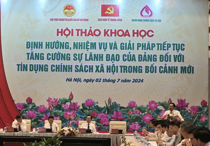 Tiếp tục tăng cường sự lãnh đạo của Đảng đối với tín dụng chính sách xã hội trong bối cảnh mới - Ảnh 2.