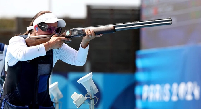 Olympic Paris: Chấn thương cột sống không ngăn cản đường tới thành công của nữ xạ thủ- Ảnh 2.