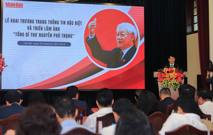 Báo Nhân dân khai trương Trang thông tin đặc biệt "Tổng Bí thư Nguyễn Phú Trọng - Nhà lãnh đạo có tâm, có tầm của Đảng"- Ảnh 2.