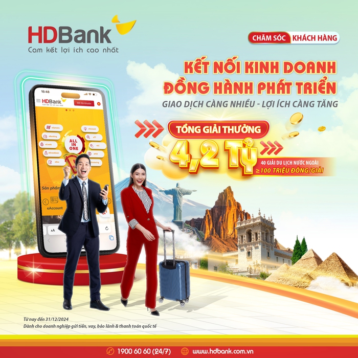 Cơ hội du lịch khám phá thế giới cùng HDBank- Ảnh 2.