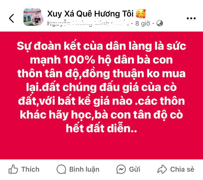 Đất làng chuẩn bị đấu giá, dân Mỹ Đức kêu gọi nhau đồng lòng đoàn kết chống "thổi" giá- Ảnh 6.