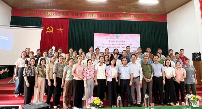 Phú Thọ: 50 học viên thuộc địa bàn thực hiện Dự án 8 tham gia tập huấn chuyển đổi số- Ảnh 2.