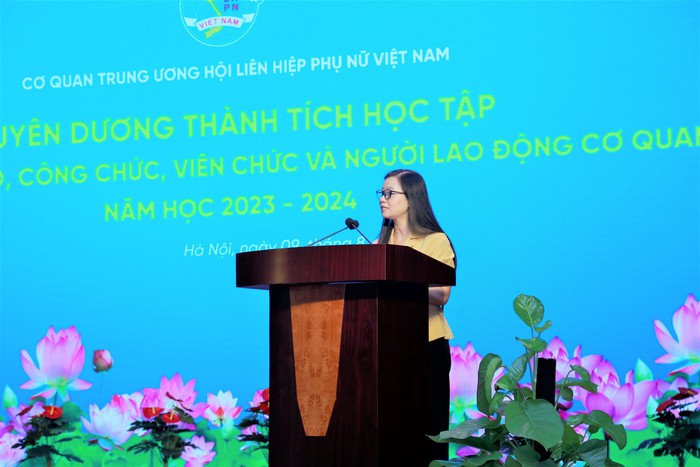 Tuyên dương thành tích học tập con cán bộ Cơ quan TƯ Hội LHPN Việt Nam- Ảnh 3.