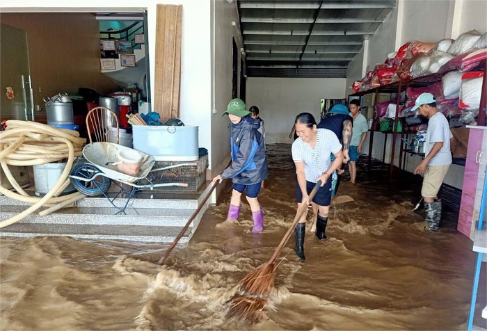 Phú Thọ: Huy động cán bộ, hội viên xuống đồng giúp người gặt lúa chạy ngập- Ảnh 2.