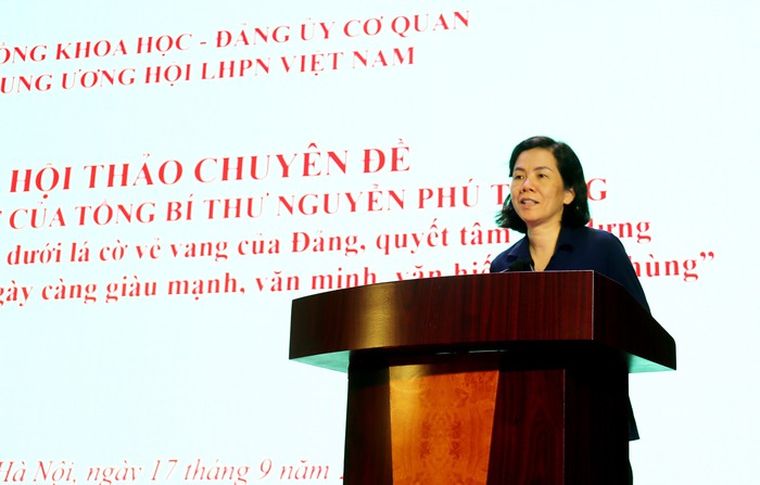 Cán bộ, đảng viên Hội LHPN Việt Nam không ngừng học tập, nghiên cứu theo tấm gương cố Tổng Bí thư Nguyễn Phú Trọng- Ảnh 1.