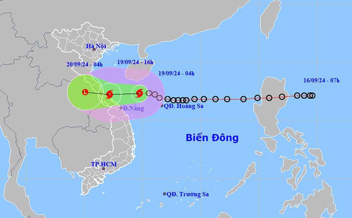 Bão số 4 sẽ gây mưa to đến rất to ở nhiều nơi tại miền Trung, Tây Nguyên- Ảnh 1.