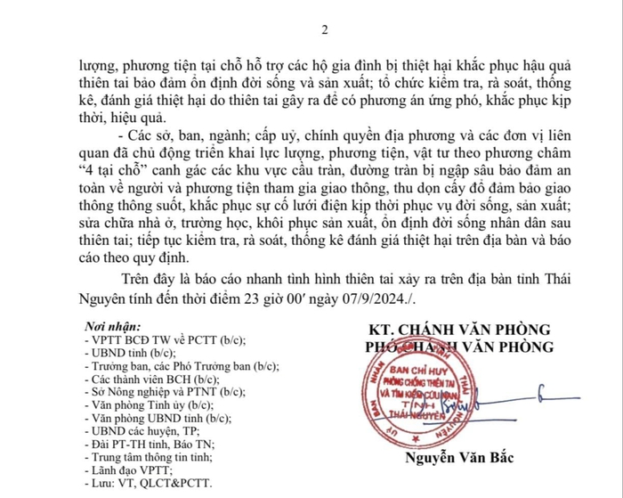 Thái Nguyên: Bão số 3 gây thiệt hại nhiều tài sản, mưa lớn vẫn đang tiếp diễn- Ảnh 3.