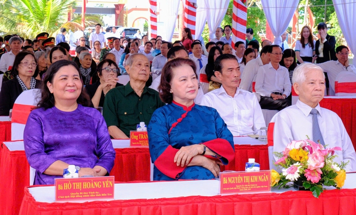 Khánh thành công trình trùng tu, tôn tạo Khu lưu niệm Nữ tướng Nguyễn Thị Định- Ảnh 1.