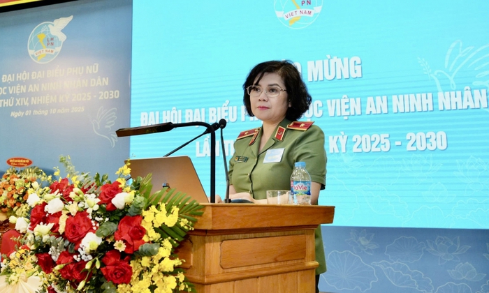 Hội Phụ nữ Học viện An ninh nhân dân tổ chức thành công đại hội phụ nữ điểm- Ảnh 1.