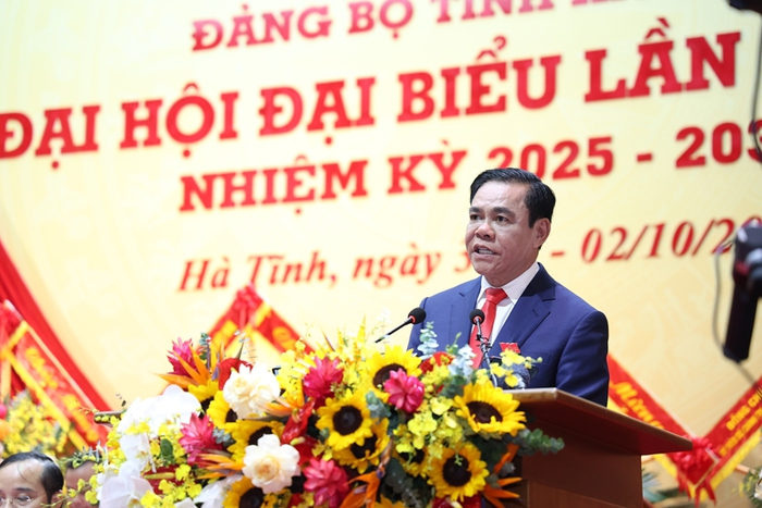 Khai mạc Đại hội Đảng bộ tỉnh Hà Tĩnh lần thứ XX: Ý chí, khát vọng và tầm nhìn phát triển- Ảnh 3.