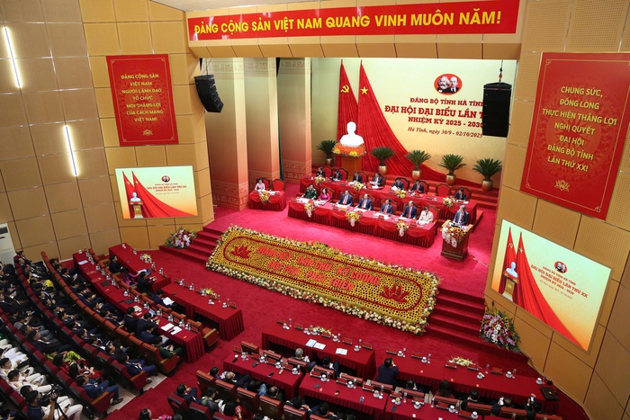 Khai mạc Đại hội Đảng bộ tỉnh Hà Tĩnh lần thứ XX: Ý chí, khát vọng và tầm nhìn phát triển- Ảnh 1.