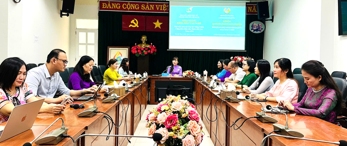 Hội LHPN TPHCM hỗ trợ đào tạo nghề cho hội viên phụ nữ Thủ đô Viêng Chăn- Ảnh 2.