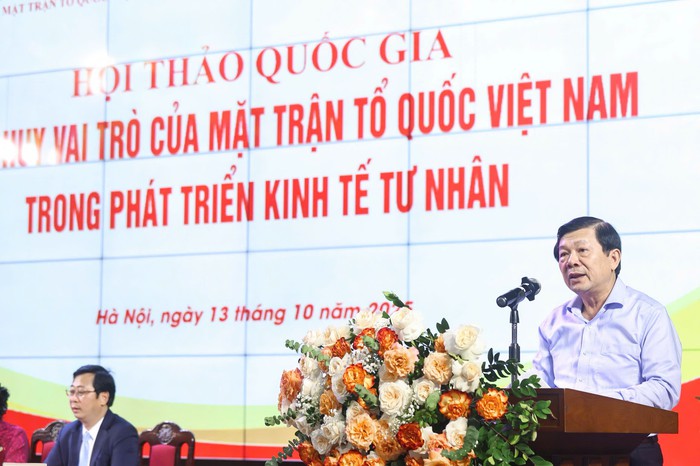 Các giải pháp phát huy vai trò của MTTQ Việt Nam và các tổ chức thành viên trong thúc đẩy phát triển kinh tế tư nhân- Ảnh 1.
