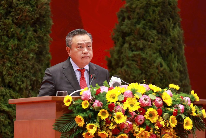 Bí thư Hà Nội: Ban Chấp hành Đảng bộ khoá mới hứa sẽ hết lòng vì lợi ích của nhân dân- Ảnh 3. Bí thư Hà Nội: Ban Chấp hành Đảng bộ khoá mới hứa sẽ hết lòng vì lợi ích của nhân dân- Ảnh 3.