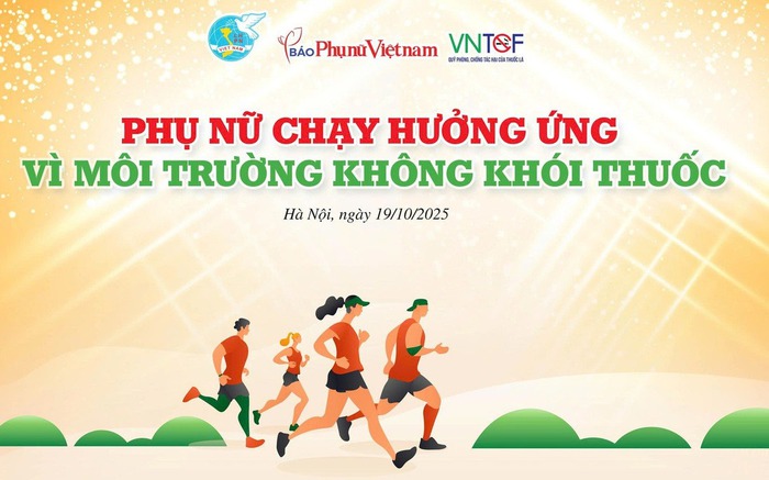 7h30 sáng 19/10: Đón xem livestream Giải chạy “Phụ nữ Vì môi trường không khói thuốc”- Ảnh 1. 7h30 sáng 19/10: Đón xem livestream Giải chạy “Phụ nữ Vì môi trường không khói thuốc”- Ảnh 1.