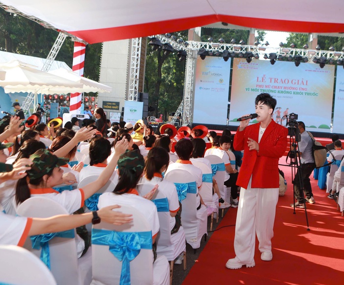 Ấn tượng các màn biểu diễn tại giải “Phụ nữ chạy hưởng ứng Vì môi trường không khói thuốc”- Ảnh 4. Ấn tượng các màn biểu diễn tại giải “Phụ nữ chạy hưởng ứng Vì môi trường không khói thuốc”- Ảnh 4.