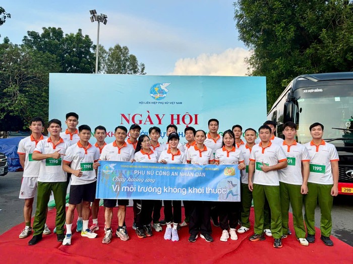 Phụ nữ Công an đạt 3 giải Phụ nữ Công an đạt 3 giải