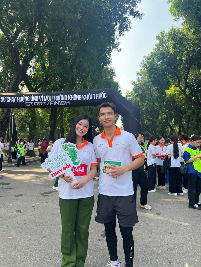 Tuổi trẻ Học viện Cảnh sát nhân dân tự hào chạy vì môi trường không khói thuốc- Ảnh 2.