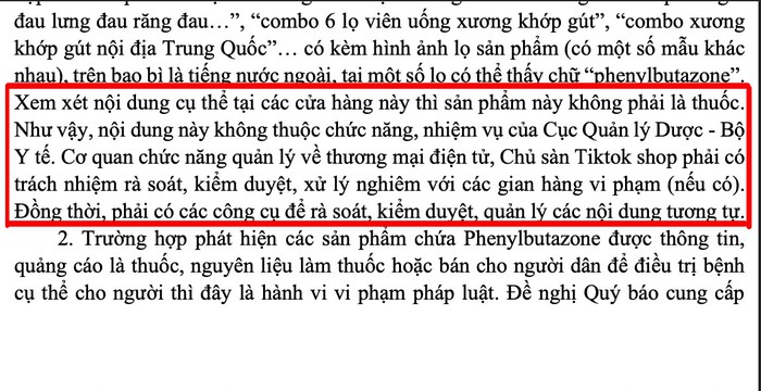 Bài 3: Cục Quản lý Dược: Chào bán sản phẩm chứa Phenylbutazone như thuốc điều trị là hành vi vi phạm pháp luật nghiêm trọng- Ảnh 1.