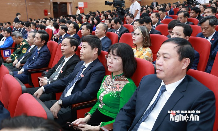 Khai mạc Đại hội đại biểu Đảng bộ tỉnh Nghệ An lần thứ XX: 3 vấn đề then chốt cho nhiệm kỳ mới- Ảnh 5.