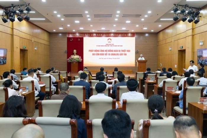 MTTQ Việt Nam phát động ủng hộ đồng bào bị thiệt hại do bão số 10- Ảnh 1.