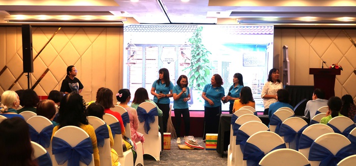 Giao lưu sáng kiến truyền thông xây dựng gia đình “5 không, 3 sạch”; “5 có, 3 sạch”- Ảnh 2. Giao lưu sáng kiến truyền thông xây dựng gia đình “5 không, 3 sạch”; “5 có, 3 sạch”- Ảnh 2.