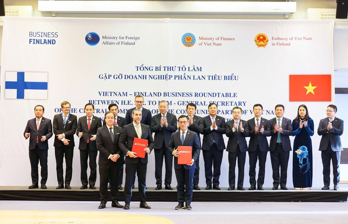Tổng Bí thư Tô Lâm chứng kiến Vietjet ký thỏa thuận phát triển nguồn lực hàng không quốc tế, thúc đẩy hợp tác mới giữa Việt Nam và Phần Lan- Ảnh 1. Tổng Bí thư Tô Lâm chứng kiến Vietjet ký thỏa thuận phát triển nguồn lực hàng không quốc tế, thúc đẩy hợp tác mới giữa Việt Nam và Phần Lan- Ảnh 1.