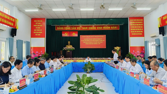 TP.HCM - Phó Bí thư Thành ủy Đặng Minh Thông giám sát thực hiện chính quyền địa phương 2 cấp
- Ảnh 2.
TP.HCM - Phó Bí thư Thành ủy Đặng Minh Thông giám sát thực hiện chính quyền địa phương 2 cấp
- Ảnh 2.