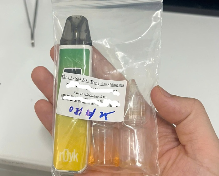 Thiếu niên 15 tuổi tổn thương não vì ngộ độc thuốc lá điện tử chứa chất độc thế hệ mới - Ảnh 3. Thiếu niên 15 tuổi tổn thương não vì ngộ độc thuốc lá điện tử chứa chất độc thế hệ mới - Ảnh 3.