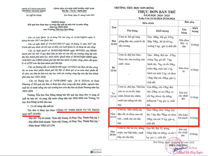 Phụ huynh nghi nhà cung cấp suất ăn bán trú cho hàng loạt trường học ở Hà Nội dùng "dầu đen kịt" chiên thức ăn cho học sinh- Ảnh 4. Phụ huynh nghi nhà cung cấp suất ăn bán trú cho hàng loạt trường học ở Hà Nội dùng "dầu đen kịt" chiên thức ăn cho học sinh- Ảnh 4.