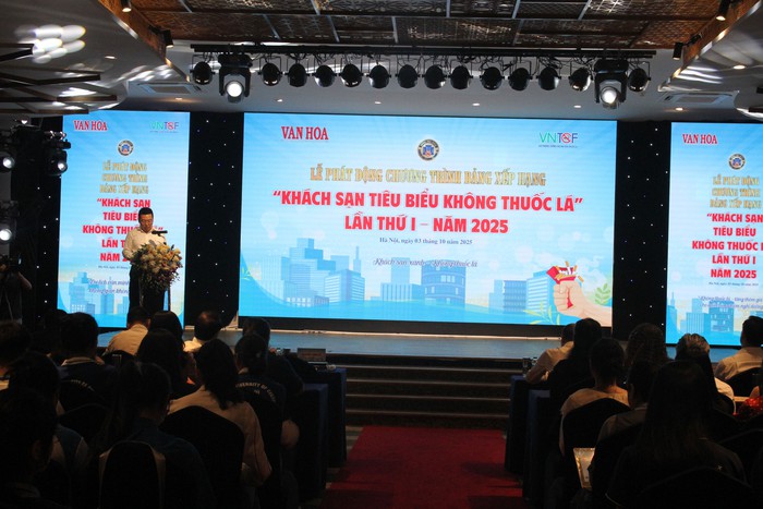 Lần đầu tiên tổ chức chương trình bảng xếp hạng khách sạn tiêu biểu không thuốc lá- Ảnh 1.