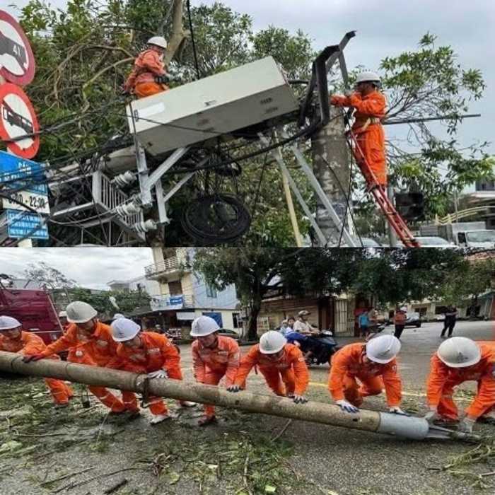 Khắc phục mạng lưới điện cho hàng triệu người dân sau bão Bualoi- Ảnh 2.