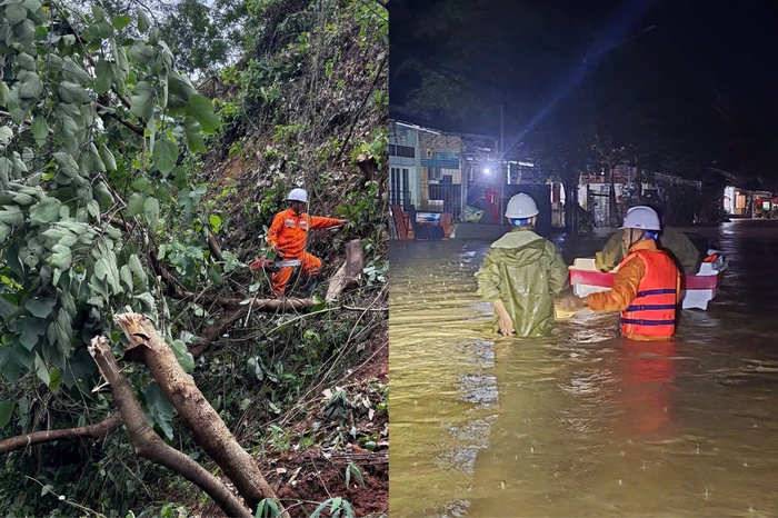 Khắc phục mạng lưới điện cho hàng triệu người dân sau bão Bualoi- Ảnh 1.