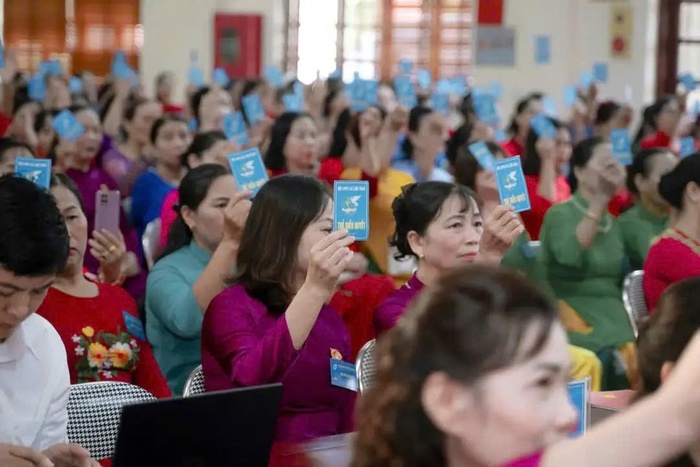 Bắc Ninh: Hoàn thành 100% Đại hội đại biểu phụ nữ cấp cơ sở nhiệm kỳ 2025 - 2030- Ảnh 1. Bắc Ninh: Hoàn thành 100% Đại hội đại biểu phụ nữ cấp cơ sở nhiệm kỳ 2025 - 2030- Ảnh 1.
