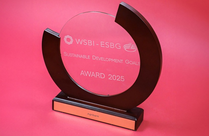Agribank được WSBI-ESBG vinh danh Giải thưởng Phát triển bền vững 2025- Ảnh 1.