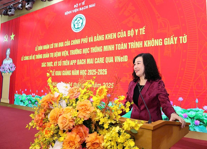 Bệnh viện Bạch Mai công bố hệ thống quản trị thông minh toàn trình không giấy tờ- Ảnh 2.