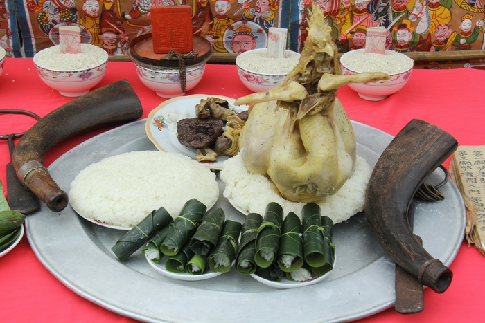 Độc đáo lễ Cấp sắc của người Sán Dìu tỉnh Thái Nguyên- Ảnh 2.