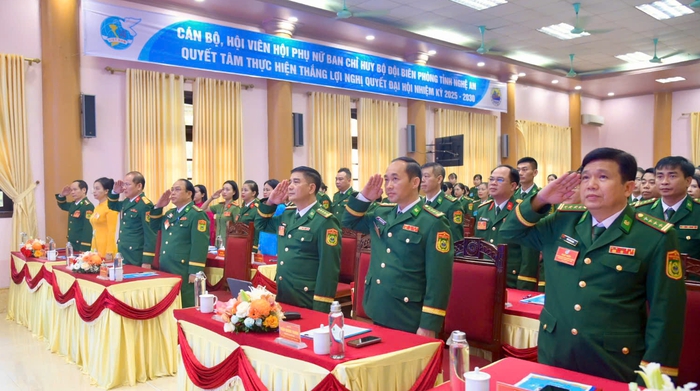 Hội phụ nữ Ban Chỉ huy Bộ đội biên phòng tỉnh Nghệ An: Quyết tâm thực hiện tốt 2 khâu đột phá- Ảnh 1.