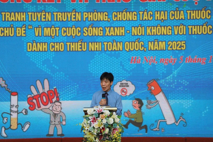 Trao giải 2 cuộc thi dành cho thiếu nhi toàn quốc về phòng chống tác hại của thuốc lá - Ảnh 1.