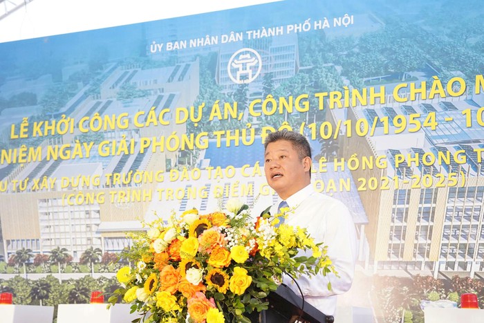 Khởi công dự án xây dựng Trường Đào tạo cán bộ Lê Hồng Phong thành phố Hà Nội- Ảnh 2.