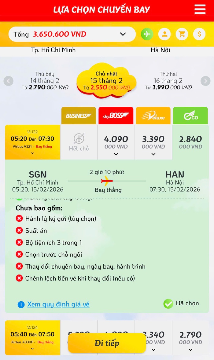 Mở bán sớm, giá vé máy bay dịp Tết 2026 vẫn cao- Ảnh 2.