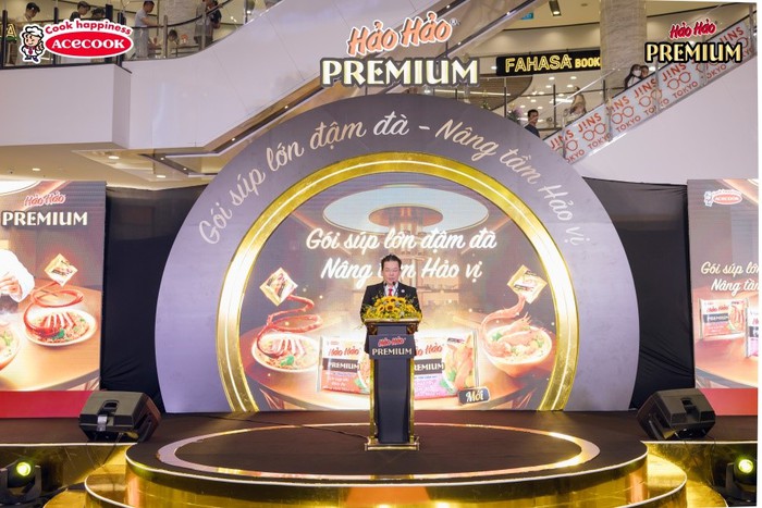 Acecook Việt Nam ra mắt phiên bản Hảo Hảo premium- Ảnh 1. Acecook Việt Nam ra mắt phiên bản Hảo Hảo premium- Ảnh 1.