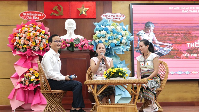 Chiêm ngưỡng sản phẩm thổ cẩm của phụ nữ dân tộc Mạ tại TPHCM- Ảnh 2.